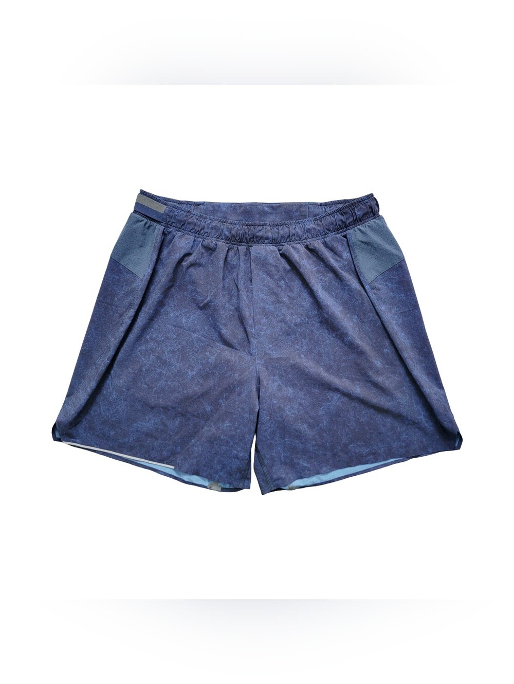 Lululemon Men's Surge Short Large Gravel Dust Blue Black (M7AGES)